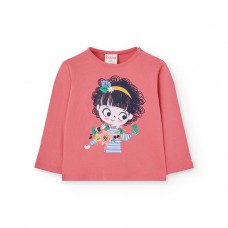 BOBOLI παιδική μπλούζα κορίτσι 292081-3914 ροζ